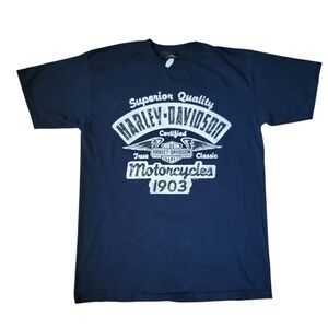 Harley-Davidson Mens Black Short Sleeve Tee